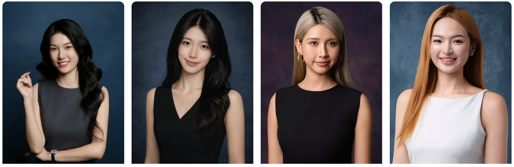 简历云AI休闲照示例一